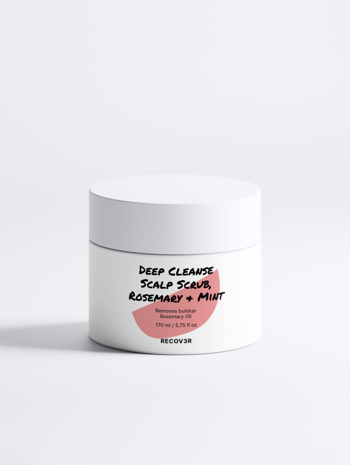 RECOV3R Deep Cleanse Scalp Scrub, Rosemary & Mint